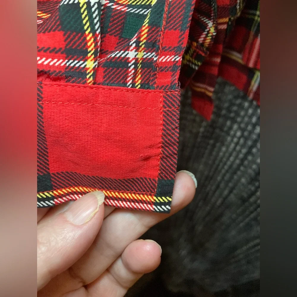 Pendleton Red and Green Plaid Shirt - Picture 5 of 11